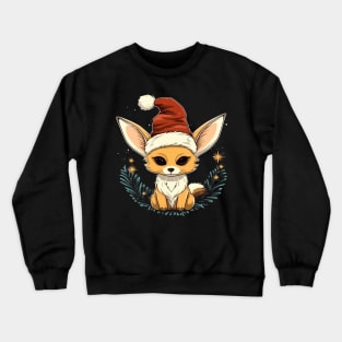Fennec Fox Christmas Crewneck Sweatshirt